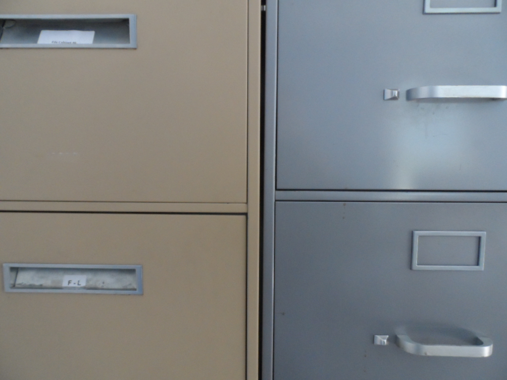 Office filing cabinets, a useful reminder that good systems depend on structure and retrieval